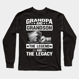 Grandpa And Grandson Matching Family Long Sleeve T-Shirt